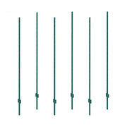 Fence Posts - Pole - Pasture Post - Pasture Fence - Forest Fence - Forest Fence - Garden Fence - Heavy Duty Metal - 4 Inch - for for Garden Garden Lawn Farms &amp; Outdoors Wire Fence - Pack of 10