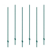 Fence Posts - Pole - Pasture Post - Pasture Fence - Forest Fence - Forest Fence - Garden Fence - Heavy Duty Metal - 6 Inch - for for Garden Garden Lawn Farms &amp; Outdoors Wire Fence - Pack of 10