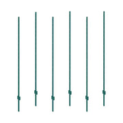 Fence Posts - Pole - Pasture Post - Pasture Fence - Forest Fence - Forest Fence - Garden Fence - Heavy Duty Metal - 3 Inch - for for Garden Garden Lawn Farms &amp; Outdoors Wire Fence - Pack of 10