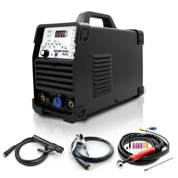 Elektrode Lasmachine - Lasmachine - Lasapparaat - Digitaal Inverterlassen - Draagbare MIG-lasser - AC 220V - 50/60Hz - AC - DC - TIG - ARC - 200A - Zwart