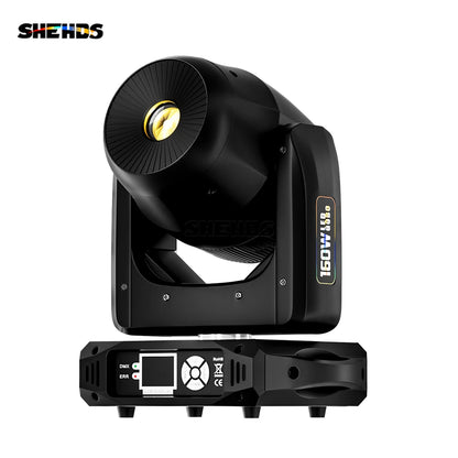 Moving Head – Podiumverlichting – DJ Verlichting – Discolamp – Lichtshow – 160W LED Spot – 540° Pan & 270° Tilt - QUORE