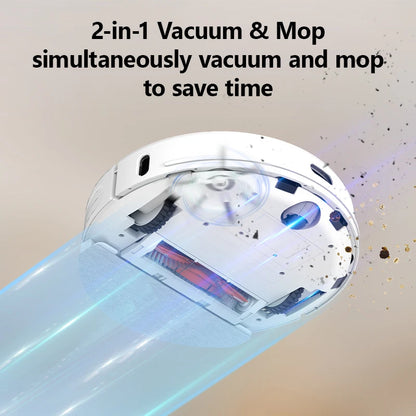 Robotstofzuiger – Robotstofzuiger met dweilfunctie – Robotmop – Automatisch Reinigingsapparaat – Slimme Schoonmaakrobot – Variant RV L11 – 2700 Pa Zuigkracht – Geavanceerde LiDAR Navigatie