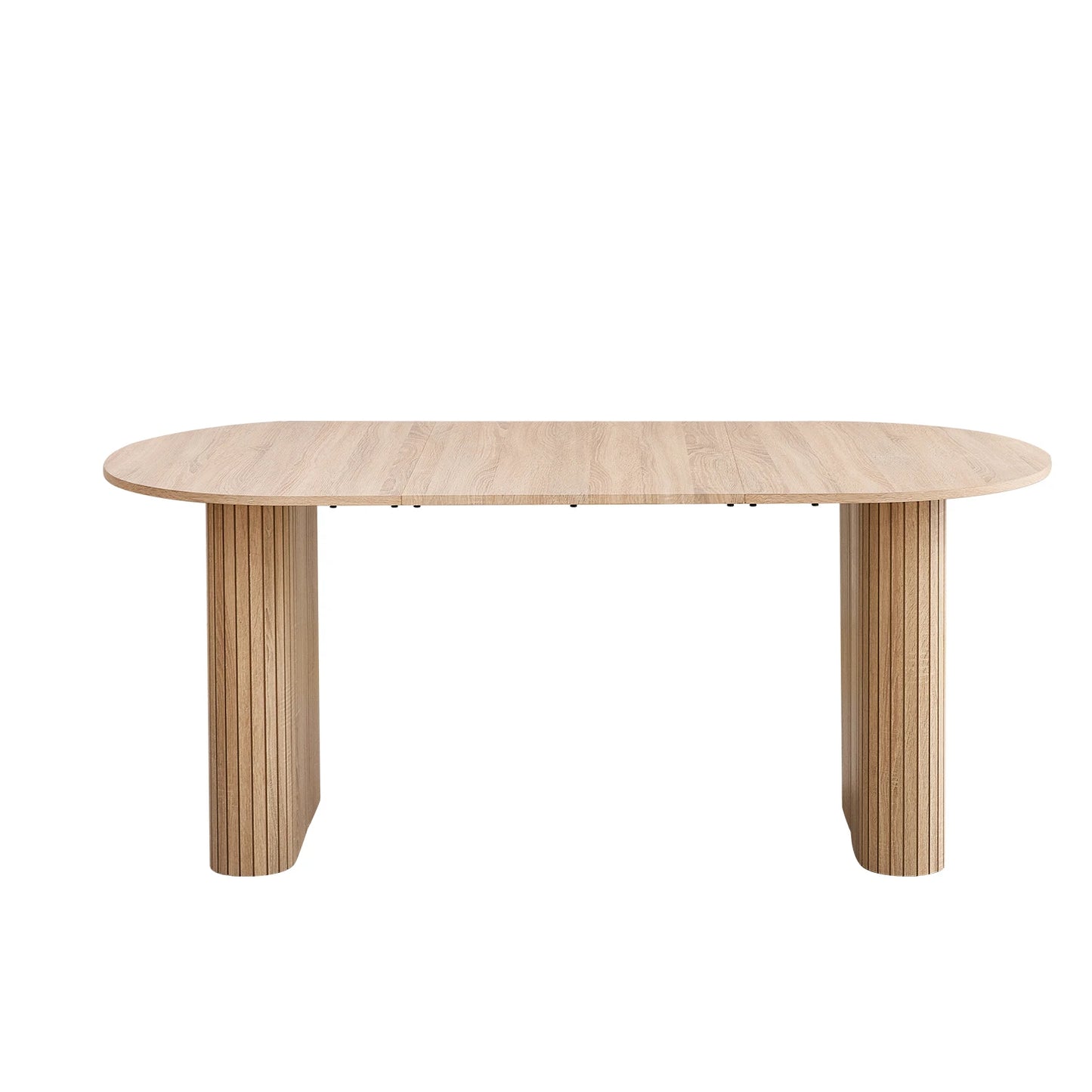 Ovale Eettafel – Ovalen Tafel – Eettafel Ovaal – Scandinavische Eettafel – Eetkamertafel Ovaal – 180x90 cm – MDF Houtlook – Geschikt voor 6-8 Personen
