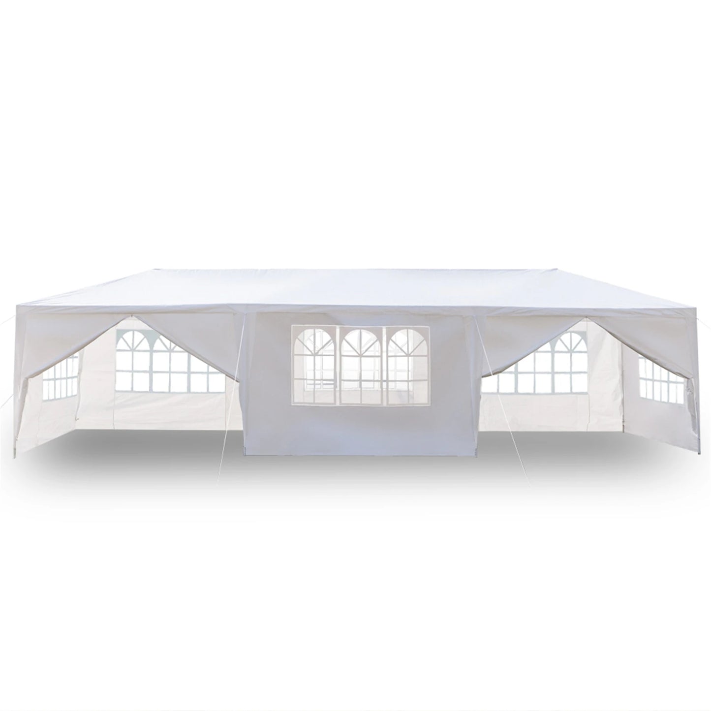 Partytent – Tent – Buitentent – Evenemententent – Waterdichte Tent – 3 X 9 Meter – Stalen Frame - Wit