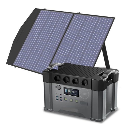 Draagbare Powerstation – Mobiele Batterij – Noodstroomvoorziening – Camping Accu – 2000W Sinusgolf – 1500Wh Lithium-Ion