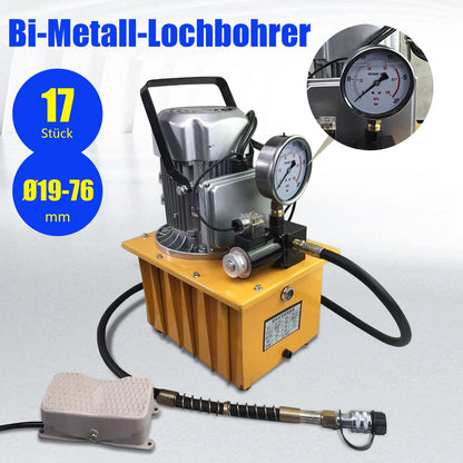 Elektrische Hydraulische Pomp – Hydraulische Machine – Pers Pomp – Lift Pomp – Buigmach Pomp – 750 Watt – 7 Liter Tank