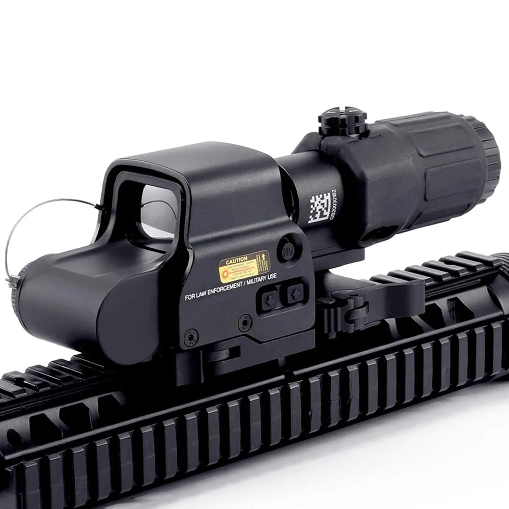 558+G33 Holographic Reflex Sight Red Dot Optic Sight with G33 3X Magnifier Combo Built-in Flip QD Mount - QUORE