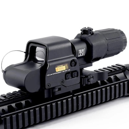 558+G33 Holographic Reflex Sight Red Dot Optic Sight with G33 3X Magnifier Combo Built-in Flip QD Mount - QUORE