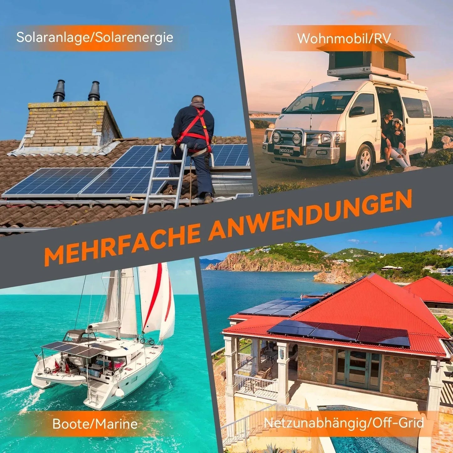 Batterij - Solar batterijen - Powerstation - Zonne opslag - Lithium IJzer Fosfaat Batterij - Opslag - 12.8V - 150AH - LiFePO4 Batterij met Ingebouwde BMS voor RV, Campers, Golfkarren en Zonne-opslag