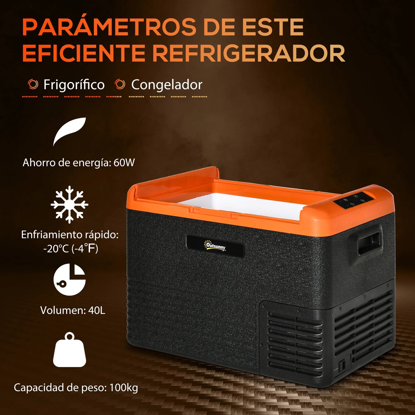 Draagbare Koelkast – Elektrische Koelbox – Mobiele Koelkast – Auto Koelkast – 40 Liter – Compressor Met Vriesfunctie – 12V En 24V Aansluiting - QUORE