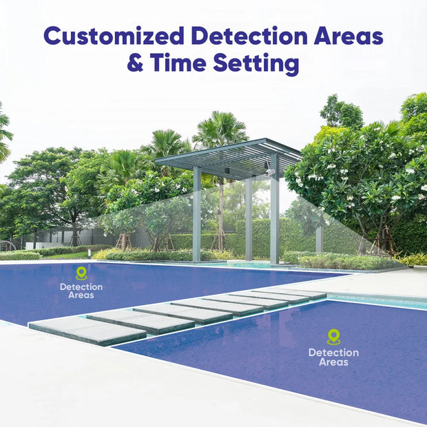 Draadloze Beveiligingscamera - Buiten Camera met Nachtzicht - Beveiligingscamera - 10CH - 5MP - WiFi IP Camera’s - AI Bewegingsdetectie - Ingebouwde Microfoon - IP66 Weerbestendige Camera