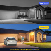 Security Camera System - 3K - 8CH - 5MP - Outdoor - Surveillance Camera - Security Camera - Security Camera System - 4 Pieces - CMOS - White