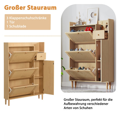 Schoenenkast – Schoenenopberger – Schoenenrek – Schoenenkabinet – Schoenenelement – Ruimtebesparend – Stevig – Compact - QUORE