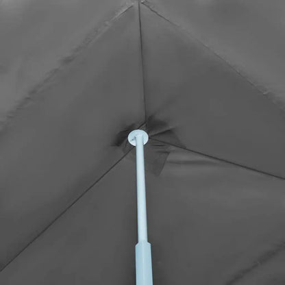 Partytent – Tuinpaviljoen – Ontvangsttent – Opvouwbare Tent – Markt Tent – 3x9 Meter – Waterdicht Oxford Polyester – Staal Frame - Grijs