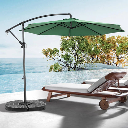 Zweefparasol – Hangende Parasol – Tuinparasol – Balkonparasol – Kantelbaar – UPF50+ Bescherming – Ventilatie
