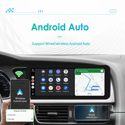 Multimedia Autoradio – 2DIN Radio – GPS Navigatie – Bluetooth Stereo – W6 Lower Variant – Android 13 Systeem – 1600x720 QLED-Scherm