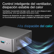 MicroData - Computer - Gaming PC -Mini Desktop - PC - Mini PC - N100 - Intel 12e generatie - 16G 512G