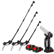 Telescopic Chainsaw - Mini Chainsaw - Electric Pruning Shears - Telescopic Chainsaw Battery - 3500W - Adjustable Height - Portable Garden Tools - 2 Battery EU Plug