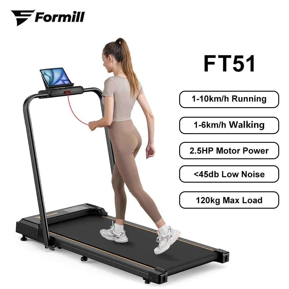 Loopband – Wandelband – Hardloopband – Walking Pad – Treadmill – Inklapbaar – 2,5 PK Motor – Snelheid 1-10 km/u