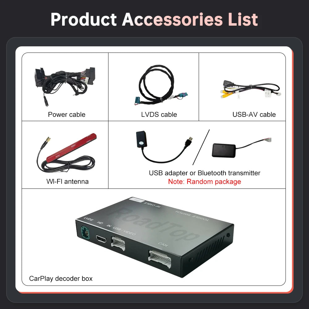 Carplay Adapter – Carplay Dongle – Draadloze Carplay – Android Auto Adapter – Mirror Link – Wireless Connectie – Plug & Play – Compatibel met Mercedes Benz S-Class W222/W217 2014-2018 - QUORE