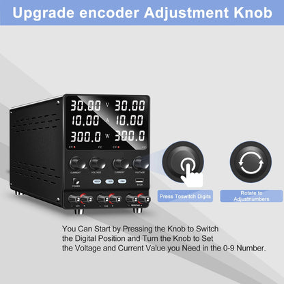 Labvoeding - Laboratorium Voeding - Power Supply - Powerbank - 15V 30A - 220V - Instelbare - Enkel Kanaal – Hoog Ampèrage DC Voedingsunit voor Werkbank en Testomgeving