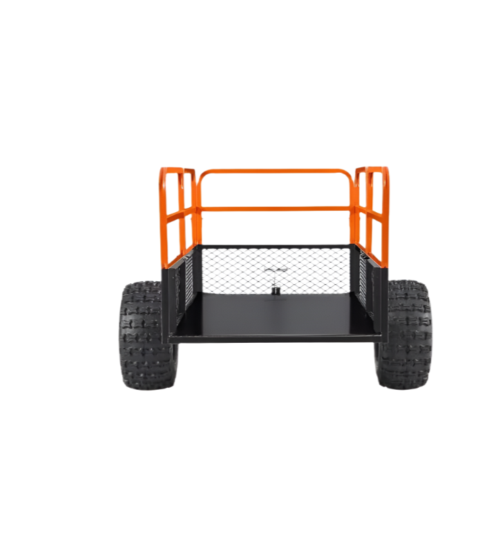 Tuinwagen – Tuinkar – Aanhanger – Tuinbak – Transportwagen – 28 Kubieke Voet Laadruimte – Draagvermogen 800 Kg - 28 Kubieke Voet - QUORE