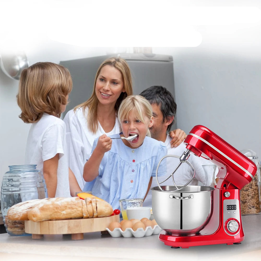 Keukenmachine - Keukenmixer - Foodprocessor - Keukenmachines & Mixers - Kitchenaid Keukenmachine - 6L Roestvrijstalen Kom – 1200W Krachtige Motor – 6 Snelheden – Zilver