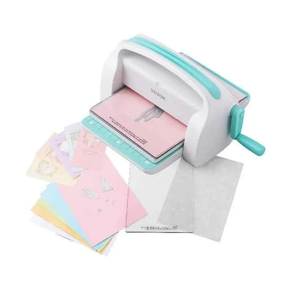 VEVOR Embossing Machine - Stansmachine - Scrapbooking - 6 inch Opening - Inclusief Starter Kit - Scrapbooking en Kaarten Maken - QUORE