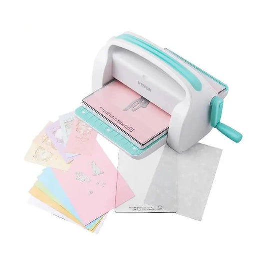VEVOR Embossing Machine - Stansmachine - Scrapbooking - 6 inch Opening - Inclusief Starter Kit - Scrapbooking en Kaarten Maken - QUORE