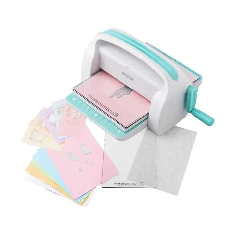 VEVOR Embossing Machine - Stansmachine - Scrapbooking - 6 inch Opening - Inclusief Starter Kit - Scrapbooking en Kaarten Maken - QUORE