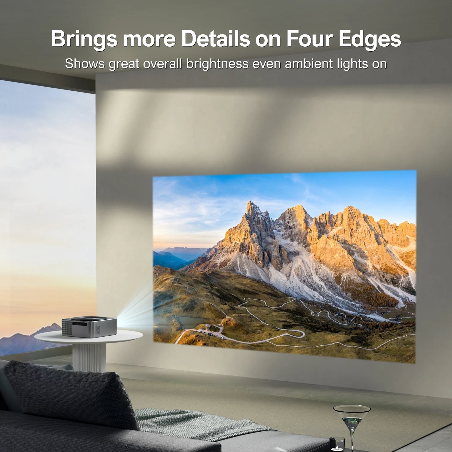 Projector – Beamer – Home Cinema Projector – Multimedia Projector – LCD Projector – Full HD 1080p Resolutie – 700 ANSI Lumen