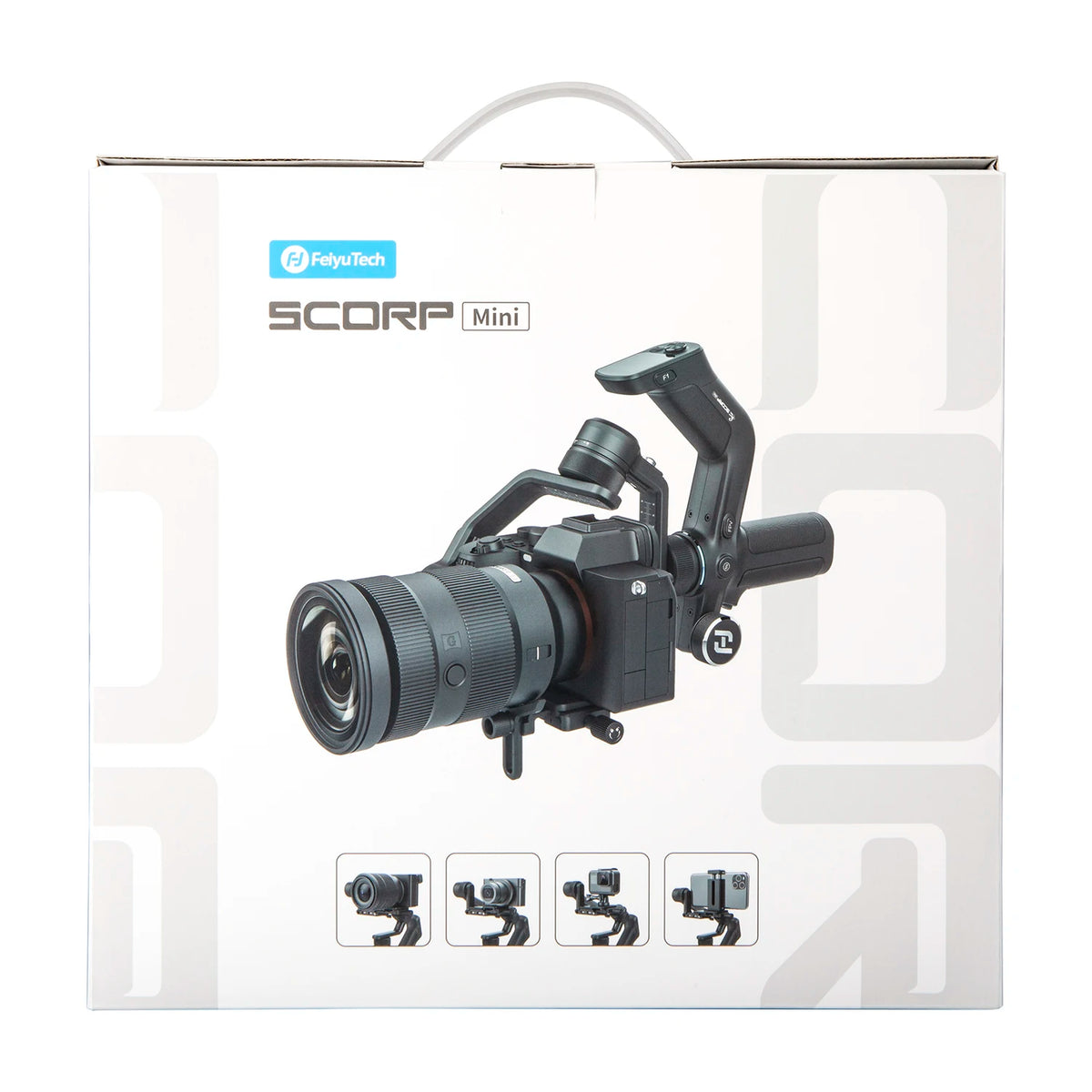 Gimbal Smartphone - Stabilizer for Smartphone &amp; Camera - Gimbal for Smartphone &amp; Camera - 3-Axis - All-in-one - Handheld mirrorless - with AI tracker Magnetic Fill - Tilt angle +170°~-45° - 360° - Black