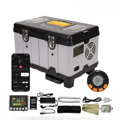 Dieselkachel – Dieselverwarming – Caravankachel – Camperkachel – Werkplaatsverwarmer – 8 kW Vermogen – Fluisterstil ≤ 35 dB