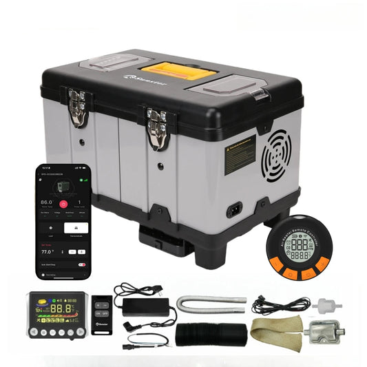 Dieselkachel – Dieselverwarming – Caravankachel – Camperkachel – Werkplaatsverwarmer – 8 kW Vermogen – Fluisterstil ≤ 35 dB