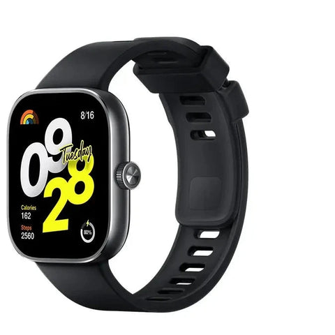 Xiaomi Redmi Watch 4 - Smartwatch - Xiaomi Smartwatch - Smartwatches - Bluetooth Phone Call, Blood Oxygen Heart Rate Stress Monitoring - 1.97” AMOLED 390×450 pixel - Black