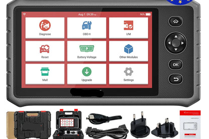 OBD2 Scanner - OBD - Uitleesapparatuur Auto - Diagnosecomputer - Storing Verwijderen - Auto Accessoires - Auto Uitlezen - 32 Reset Services - Systeem Scanner - 7" Touchscreen