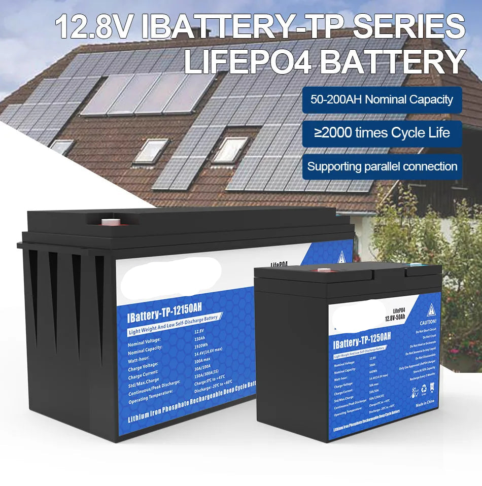 24V 100Ah LiFePO4 Batterij – Lithium Accu – Solar Accu – Camper Accu – Boot Accu – Lichtgewicht 18 kg – Lange Levensduur +2000 Cyclus