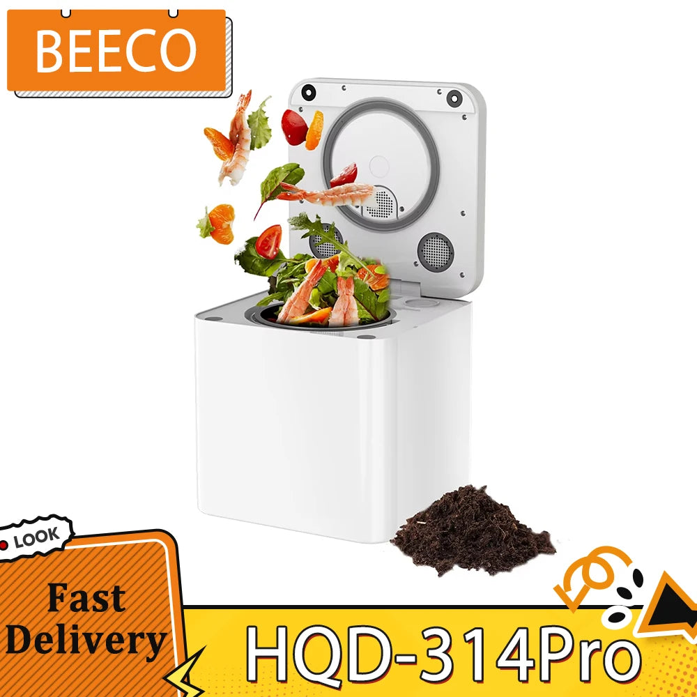 Keukencomposteerder – Composteerder – GFT-Container – Keukenafvalverwerker – Compostmachine – 3,3 Liter Inhoud – Stil Met Koolstoffilter