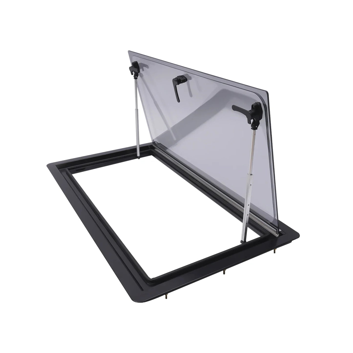 Ventilatieraam – Caravanraam – Kampeerraam – Ventilatiescherm – Insectenhor – Aluminium Frame – Flexibele Openingshoek