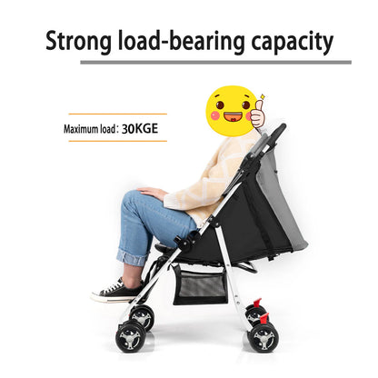 Multifunction Baby Stroller Portable Folding Travel Buggy Safety Certified Lightweight for Babies