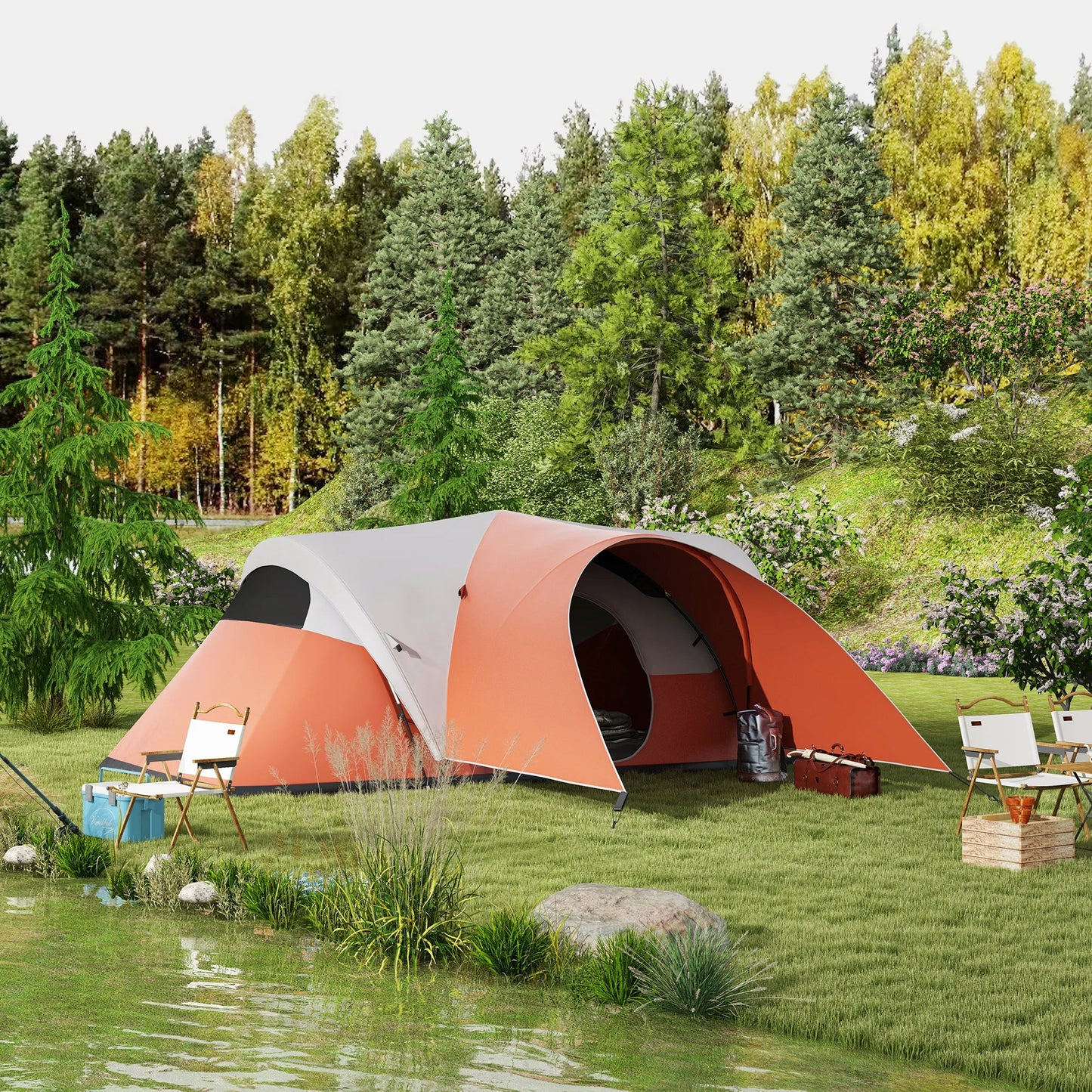 Familietent – Kampeertent – Gezinstent – Buitentent – Waterdicht – Ruim – Ventilatie