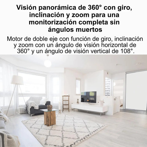 Xiaomi - Mini Camera - Wi-Fi Camera - Smart Camera Indoor - Mini Camera WiFi Wireless-2K Image Quality - 360° Smart Camcorder