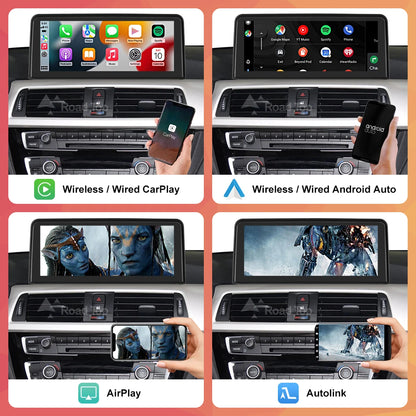 12,3 Inch Multimedia Scherm – Touchscreen Display – Navigatiesysteem – Autoinfotainment – Draadloos CarPlay Android Auto – Hoge Resolutie 1920x720 – Geschikt Voor BMW NBT EVO F20-F36