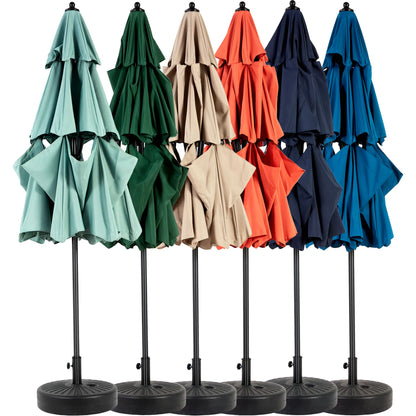 Terrasparasol – Terrasscherm – Parasol – Schaduwparasol – Aluminium Frame – 3-Laags Water- En UV-Bestendig Polyester