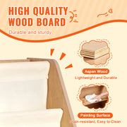 Boekenkasten - Boekenplank - Muurplank - Boekenplank - Opbergrek Organisator - 4-Tier - Houten Boekenplank - Zes-Layer Sling Boekenkast - voor Kinderkamer Speelkamer Kleuterschool Kinderdagverblijf