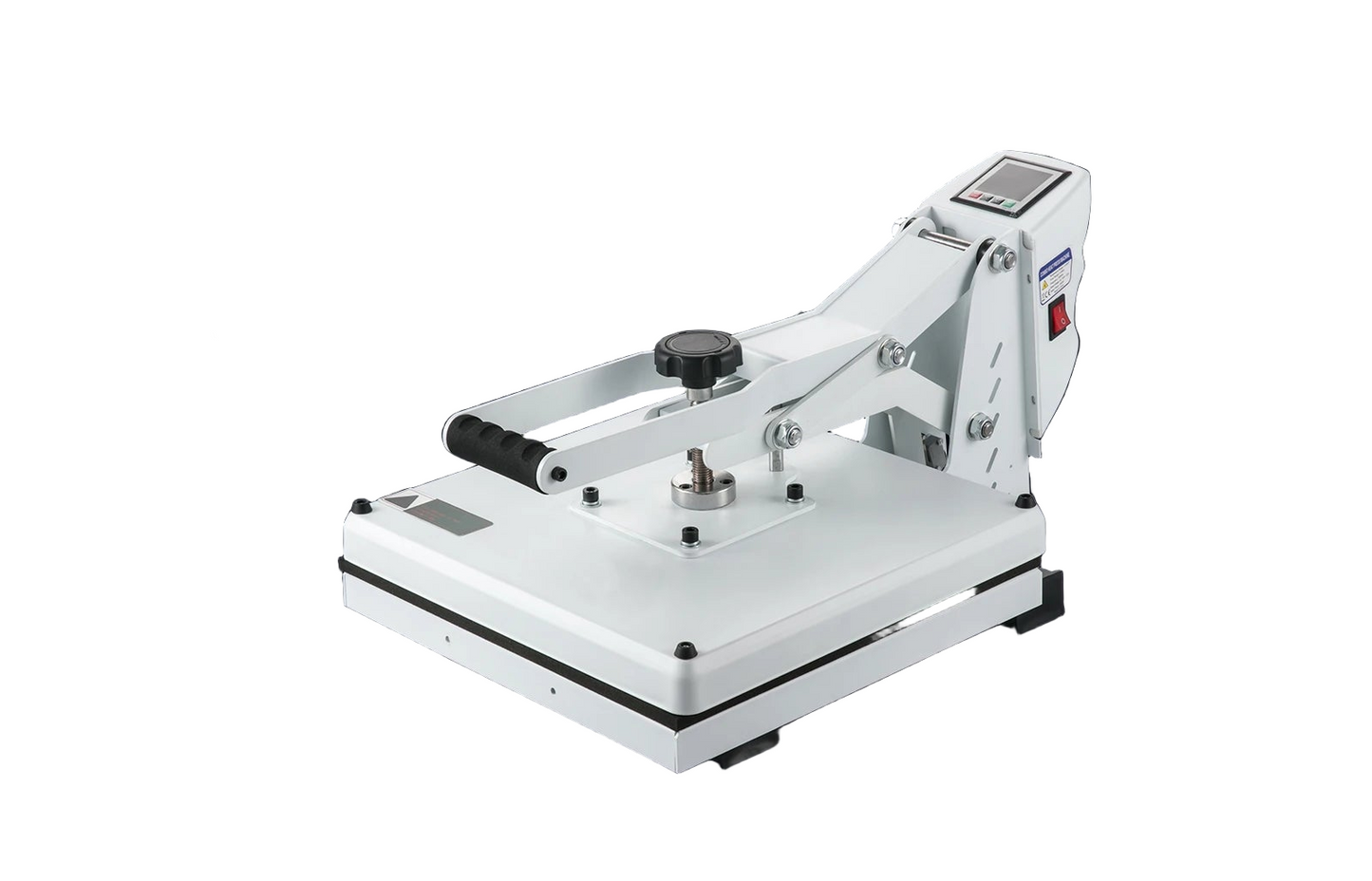 Warmtepers – Transferpers – Sublimatiepers – Textielpers – Persmachine – Grote 15 x 15 Inch Verwarmingsplaat – Digitale Temperatuur- en Timerregeling - Wit