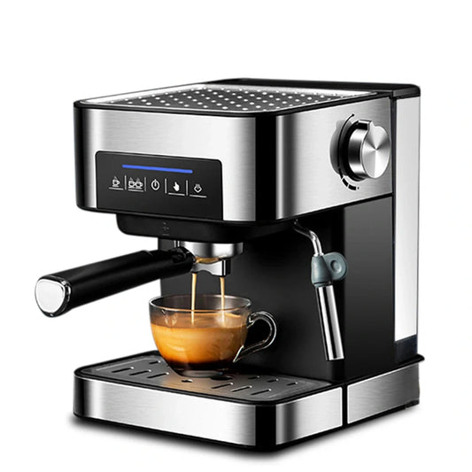 Espressomachine – Koffiezetapparaat – Cappuccinomachine – Melkopschuimer – 20 Bar Pomp – 1,6 Liter Watertank