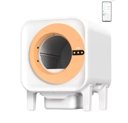 Automatische Kattenbak – Intelligente Kattenbak – Zelfreinigende Kattenbak – Slimme Kattenbak – 70 Liter Ruimte – Geavanceerde Geurcontrole - Wit