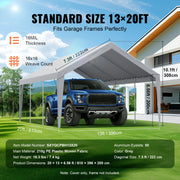 Garagetent - Tent - Partytent - Carport Tent - Carport Tent - Garagetent - Vervangende Garagetent - 7,5inch - Heavy-Duty Waterdicht & UV Beschermd