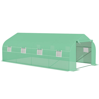 Tuinkas – Kweekkas – Groentekas – Plantenkas – Kas – Stevig Stalen Frame – UV-Bestendige Waterdichte PE Hoes 600x300x200 cm
